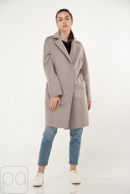 Пальто женское DELCORSO серый цвет купить Литын 1