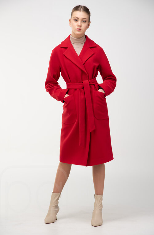 Пальто приталенное NINA VLADI цвет красный купить Кривое Озеро 5