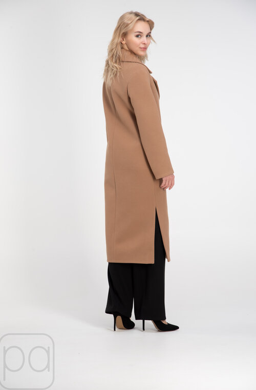 Класичне пальто довге MART колір кемел купити Чернівці 2