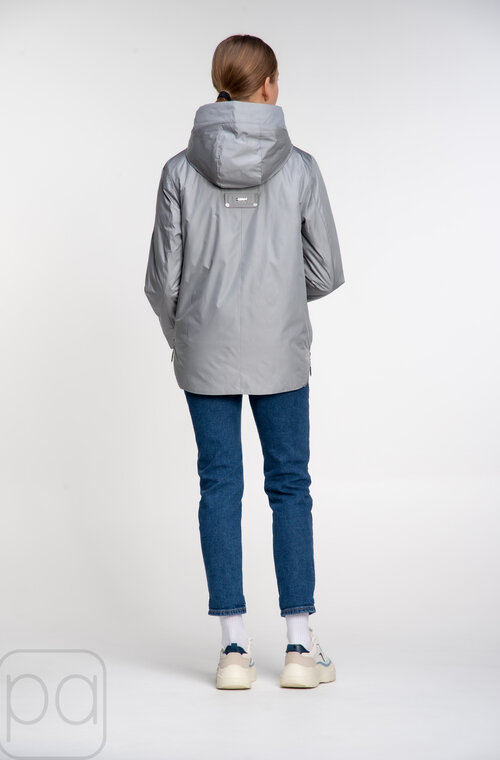 Куртка з капюшоном SVIDNI колір сірий купити Суми 02