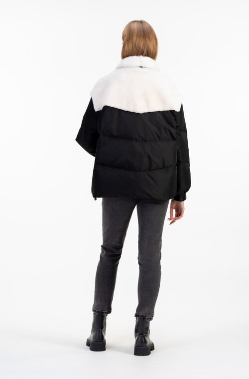 Зимова куртка з хутром THOMAS BIEBER колір чорний купити Шостка 3