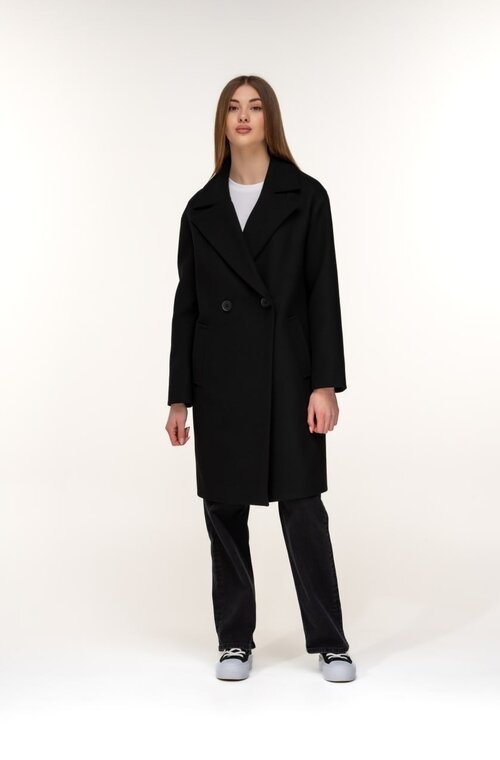Короткое пальто черное ALISA купить Одесса 