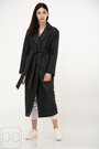 Пальто женское ELVI серый - черный купить Полтава 1
