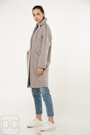 Пальто женское DELCORSO серый цвет купить Литын 3