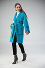 Пальто женское DELCORSO голубое купить Херсон 3