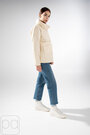 Весняна куртка з накладними кишенями RUFUETE молочний колір купити Ямпіль 4
