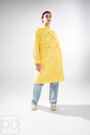 Стильная стеганая куртка с поясом желтого цвета купить Полтава 2