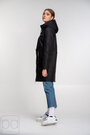 Двухсторонняя куртка стеганная SVIDNI цвет черный купить Мариуполь 05