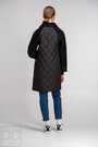 Стеганая куртка комбинированная SVIDNI цвет черный купить Ровно 3