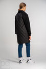 Стеганая куртка комбинированная SVIDNI цвет черный купить Ровно 5