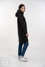 Куртка довга чорний колір з капюшоном SNOW-OWL купити Мелітополь 05