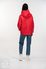 Куртка простьобана коротка RUFUETE колір червоний купити Вишневе 05