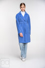 Пальто кашемірове на весну з поясом NINA VLADI колір лаванда купити Калуш 05