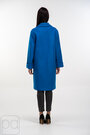 Пальто середньої довжини з поясом ELVI колір синій купити Чернігів 04