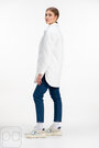 Куртка рубашка стеганная DITA цвет белый купить Львов 02