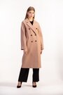Двобортне класичне пальто LORETTA колір бежевий купити Рівне 2