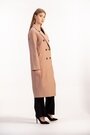 Двухбортное классическое пальто LORETTA цвет бежевый купить Ровно 3