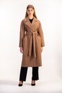 Кашемировое пальто длинное LORETTA цвет сафари купить Стрый 2