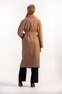 Кашемировое пальто длинное LORETTA цвет сафари купить Стрый 4