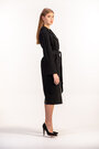 Пальто кашемировое с поясом LORETTA цвет черный купить Лубны 4