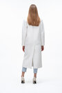 Стильное двухбортное длинное пальто ELVI цвет белый купить Херсон 6