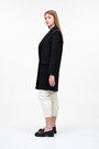 Короткое пальто без пояса ELVI цвет черный купить Луцк 2