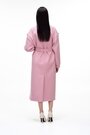 Длинное шерстяное пальто ELVI цвет розовый купить Днепр 4