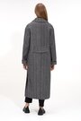 Пальто длинное шерстяное VAM цвет серый купить Одесса 4