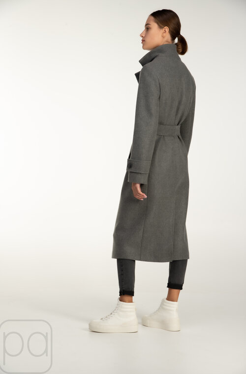 Пальто женское ELVI серый цвет купить Украина 2