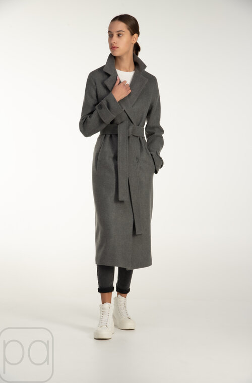 Пальто женское ELVI серый цвет купить Украина 1