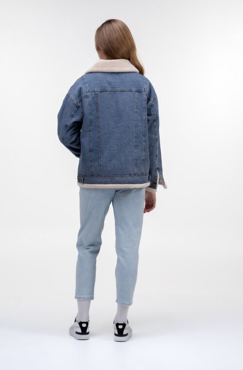 Короткая джинсовая куртка весенняя VIVILONA купить Луцк 3