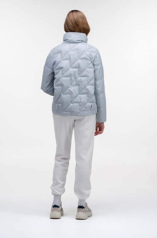 Куртка на весну коротка VIVILONA колір блакитний купити Житомир 5