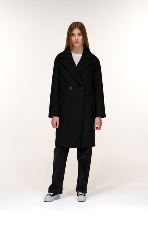 Короткое пальто черное ALISA купить Одесса 1