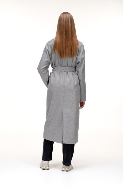 Пальто в стиле оверсайз URBAN WAY цвет серый светлый купить Сумы 2