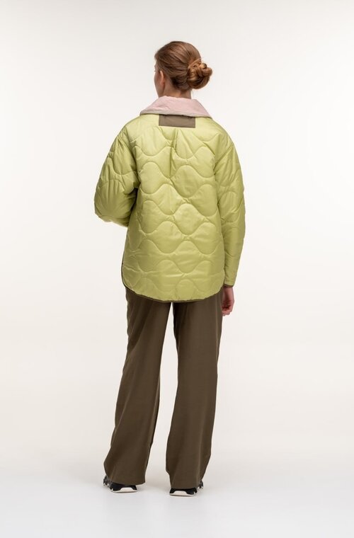 Двухсторонняя куртка с накладными карманами TORRIS цвет лайм купить Хуст 5