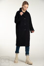 Кашемировое пальто прямого фасона NINA VLADI цвет синий- темный купить Богуслав 3