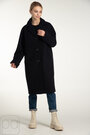 Кашемировое пальто прямого фасона NINA VLADI цвет синий- темный купить Богуслав 6