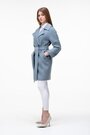 Короткое пальто двухбортное LORETTA цвет голубой купить Черновцы 3