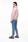 Коротка стьобана куртка на весну VIVILONA колір рожевий купити Суми 4