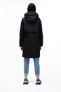 Удлиненная куртка с капюшоном SNOW-OWL цвет черный купить Ужгород 5