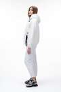 Коротка весняна куртка з каптуром SNOW-OWL колір білий купити Дніпро 3
