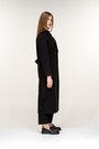 Пальто черное длинное с поясом NINA VLADI купить Тернополь 3