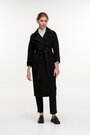 Пальто класичне двобортне KENT колір чорний купити Житомир 4